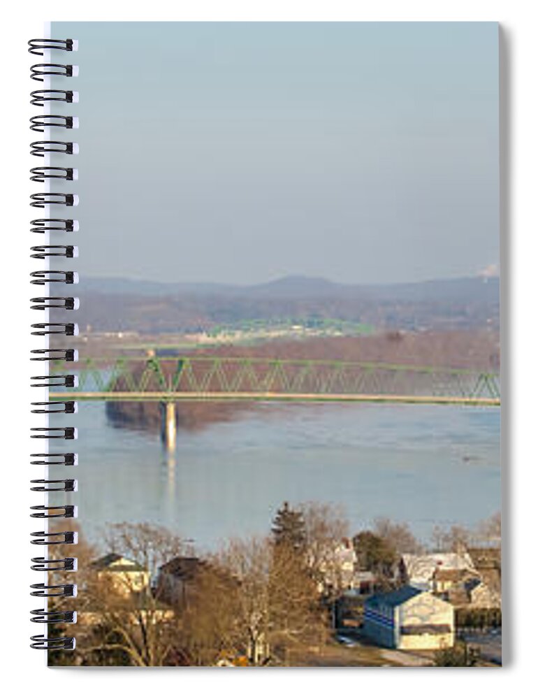 Marietta Spiral Notebook featuring the photograph Marietta Ohio by Holden The Moment