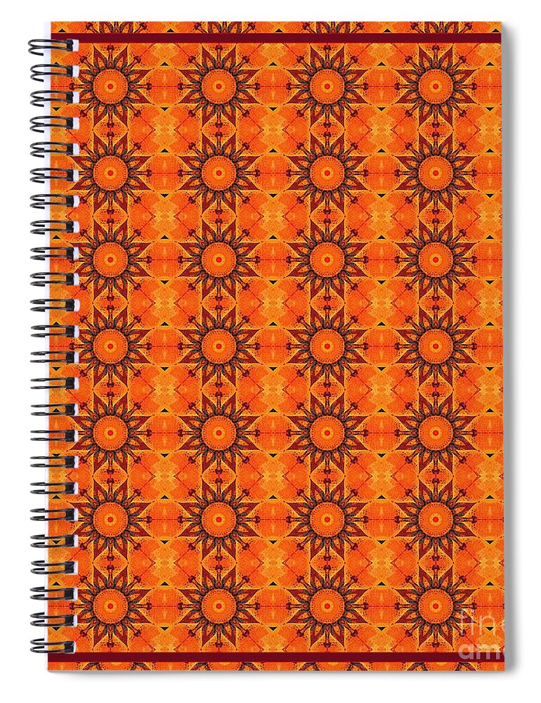 Medallions Spiral Notebook featuring the photograph Medallions by Barbara A Griffin