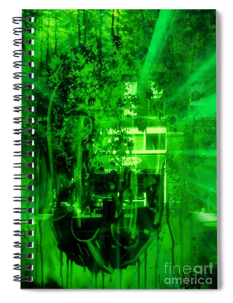  Spiral Notebook featuring the photograph Mental Floss 2 by Kelly Awad