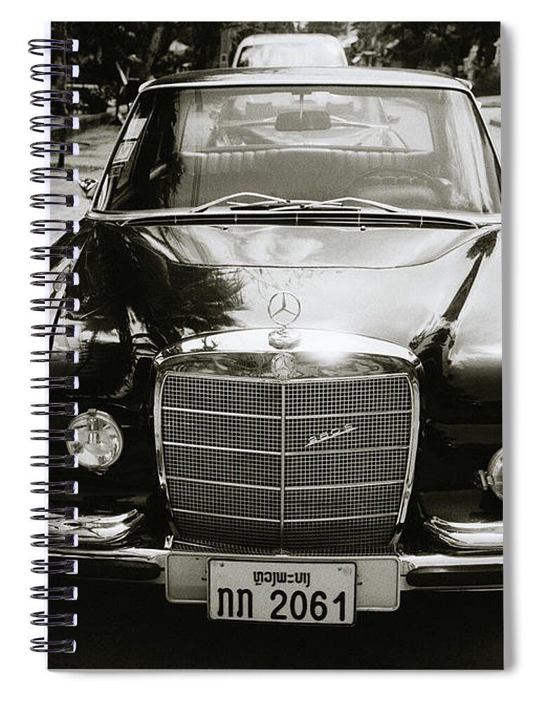 Car Spiral Notebook featuring the photograph Mercedez Benz by Shaun Higson