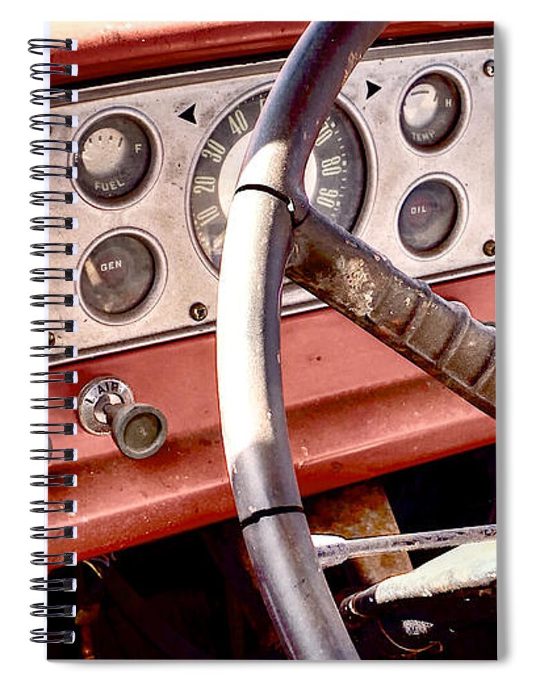 Dash Spiral Notebook featuring the photograph Mercury Truck by Trever Miller