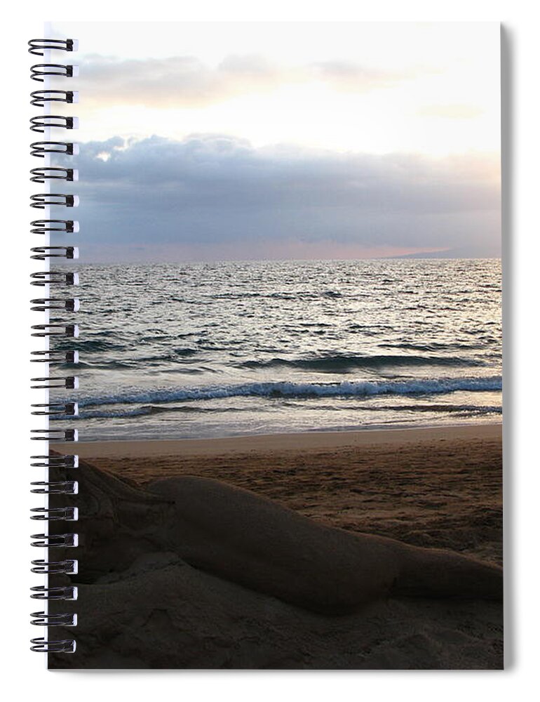 Maui Spiral Notebook featuring the photograph Mermaid by Michael Krek