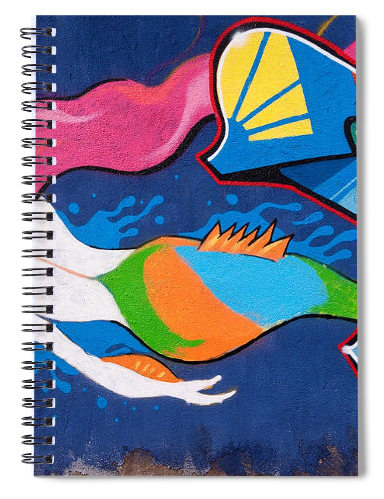 Turkish Spiral Notebook featuring the photograph Mermaid by Rick Piper Photography