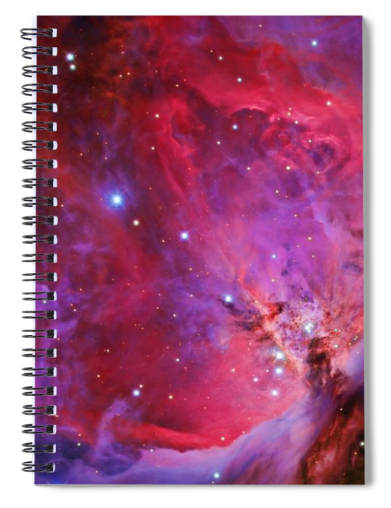 Orion Nebula Spiral Notebook featuring the photograph Messier 42 by George Pedro