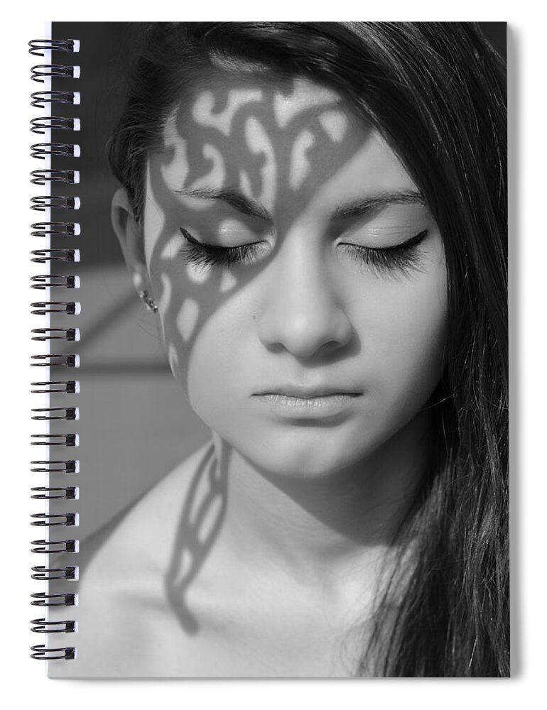 Portraits Spiral Notebook featuring the photograph Metamorphosis by Laura Fasulo