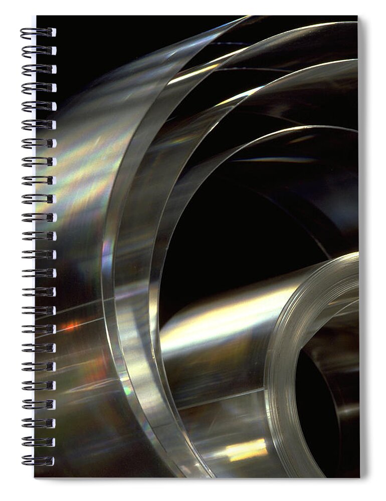 Steel Spiral Notebook featuring the photograph Metropolis by Kathy Corday