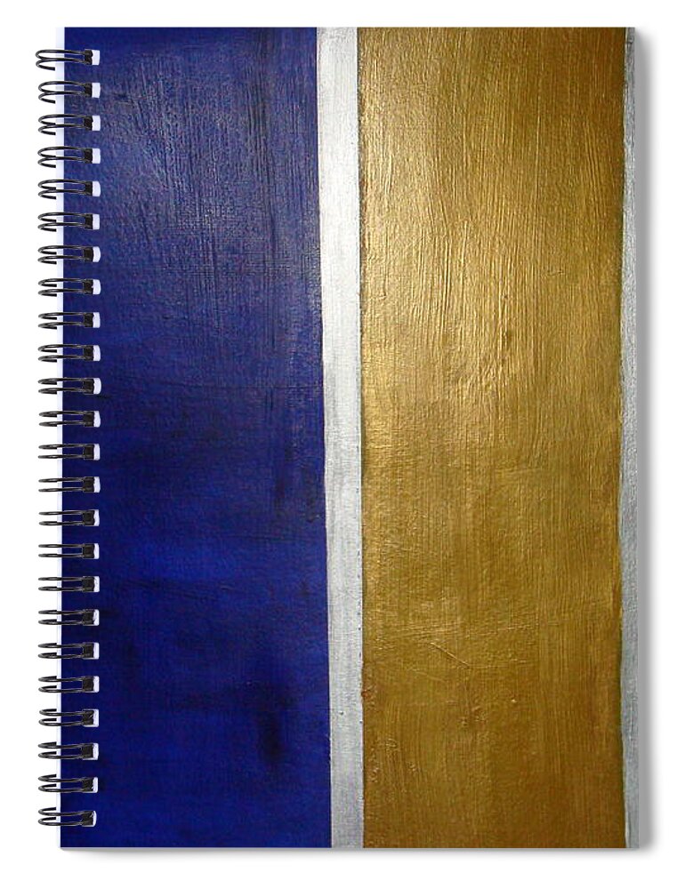 Seascape Spiral Notebook featuring the painting 'Midi' South Of France by Fereshteh Stoecklein