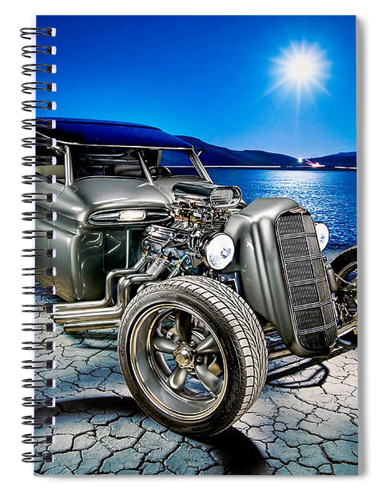 Car Spiral Notebook featuring the photograph Millers Chop Shop 1964 GMC Truck by Yo Pedro
