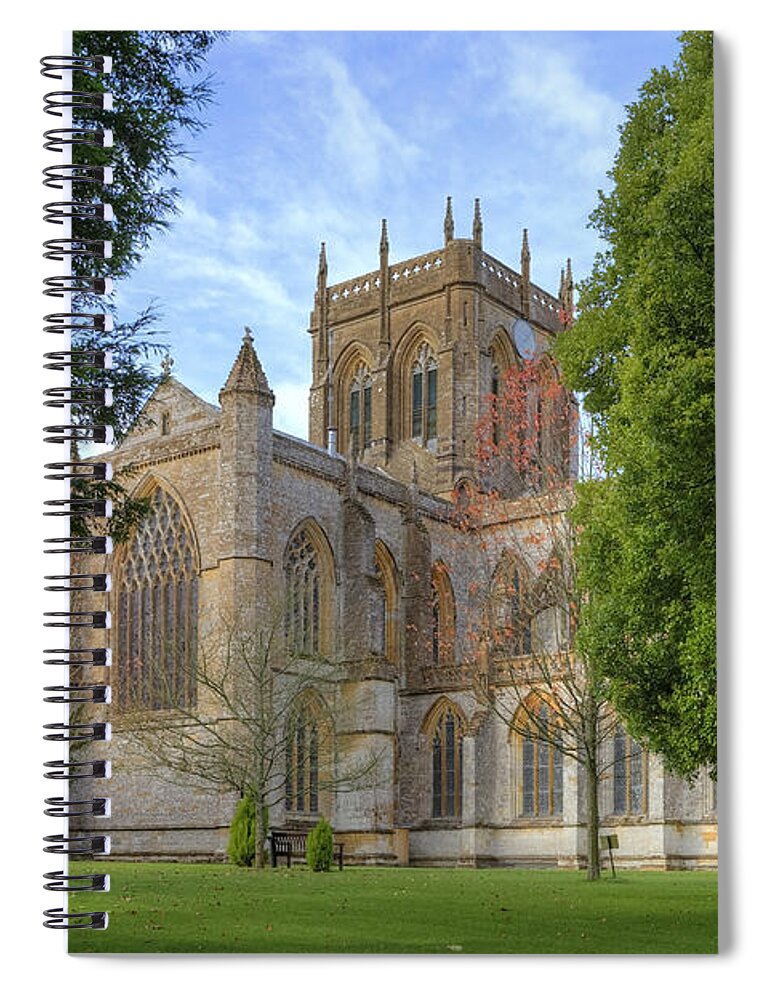 Milton Abbey Spiral Notebook featuring the photograph Milton Abbey by Joana Kruse