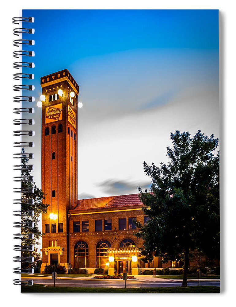 Train Station Spiral Notebook featuring the photograph Milwaukee Station by John Lee