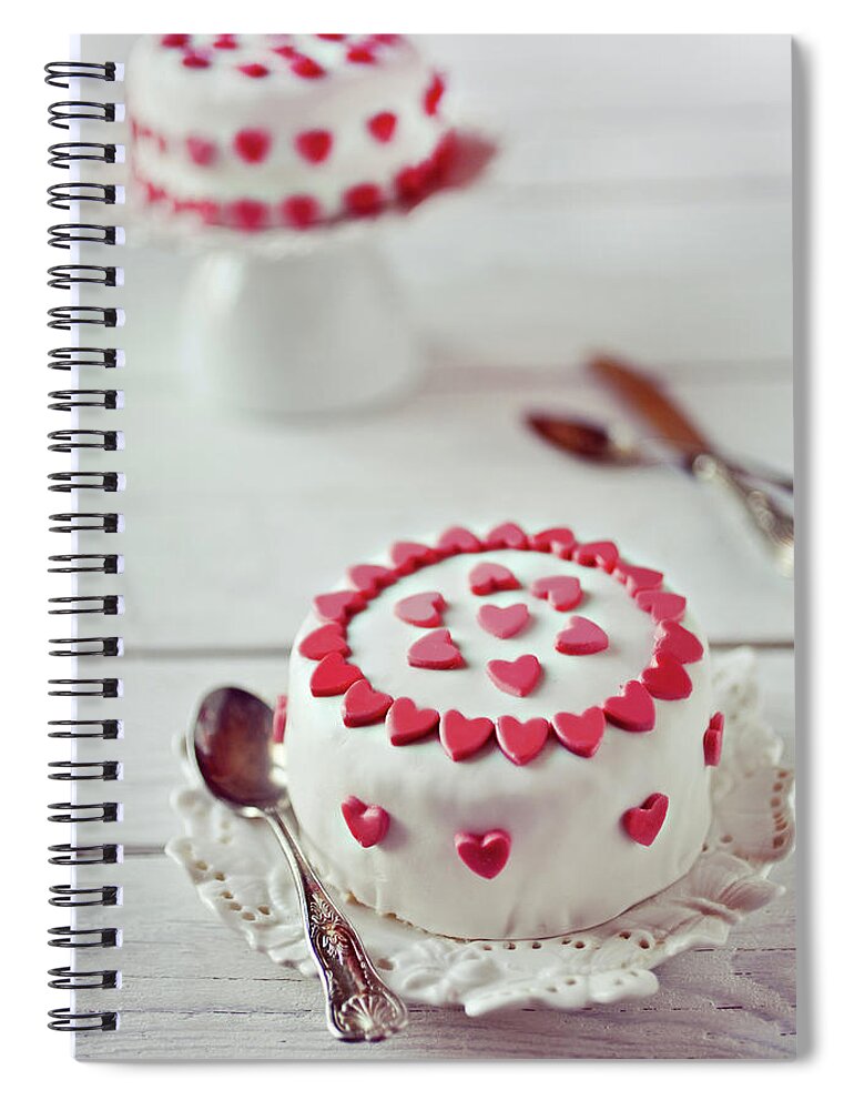 Temptation Spiral Notebook featuring the photograph Mini Tortine by Uccia photography