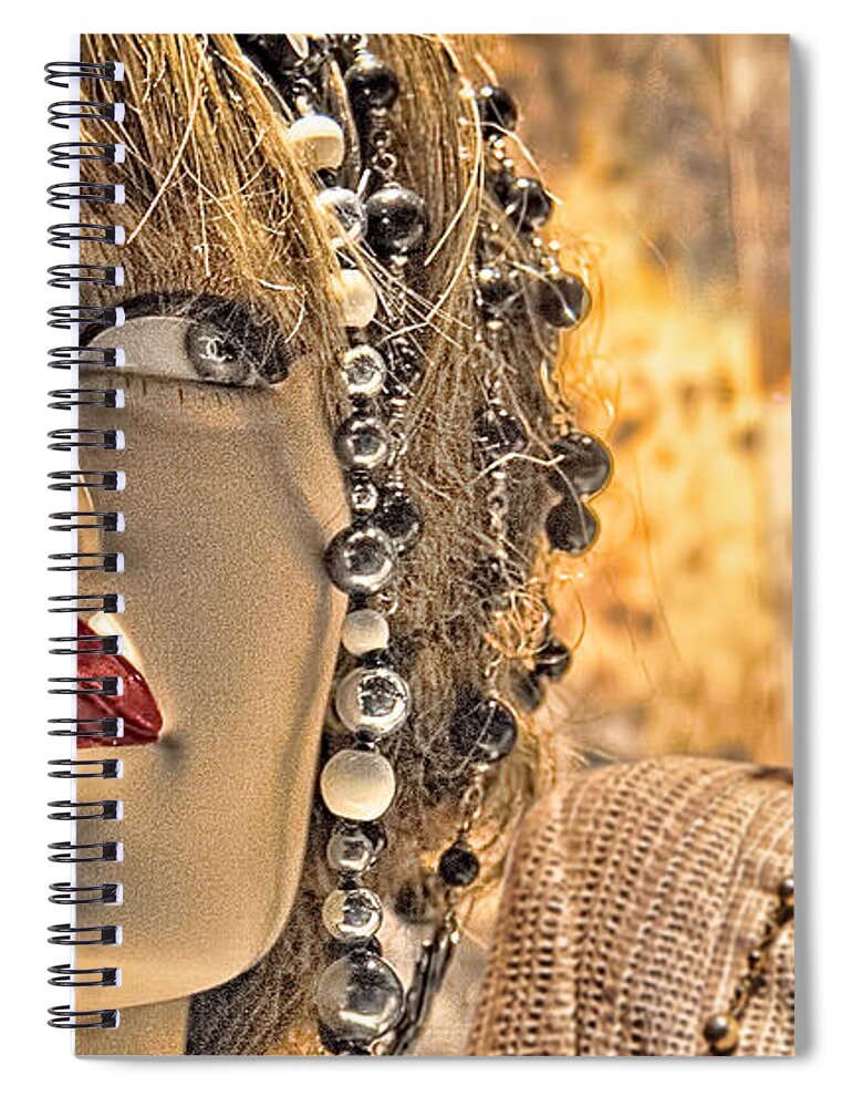 She-devil Spiral Notebook featuring the photograph Mistrust by Chuck Staley