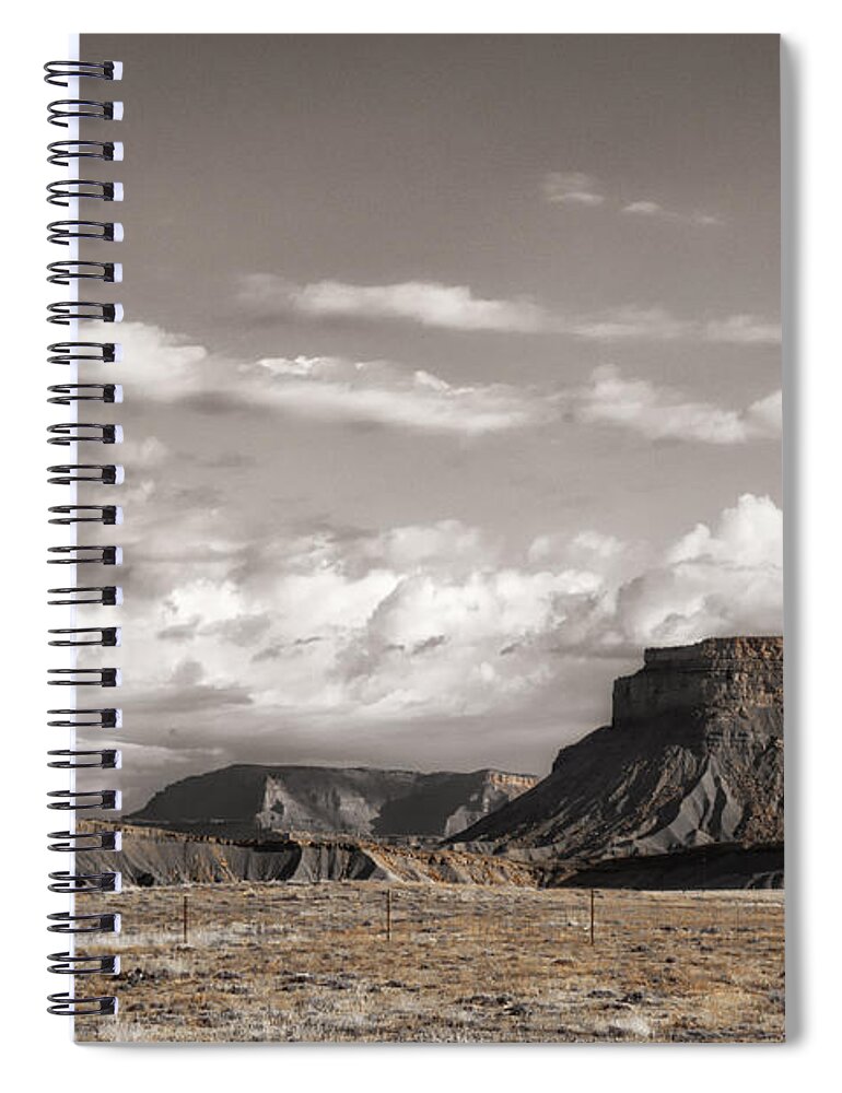 Utah Spiral Notebook featuring the photograph Moab Vista by Allan Van Gasbeck