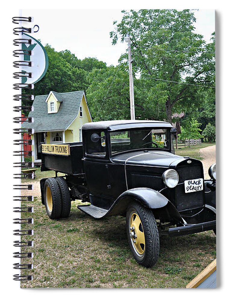 Model A Spiral Notebook featuring the photograph Model A Truck by Marty Koch