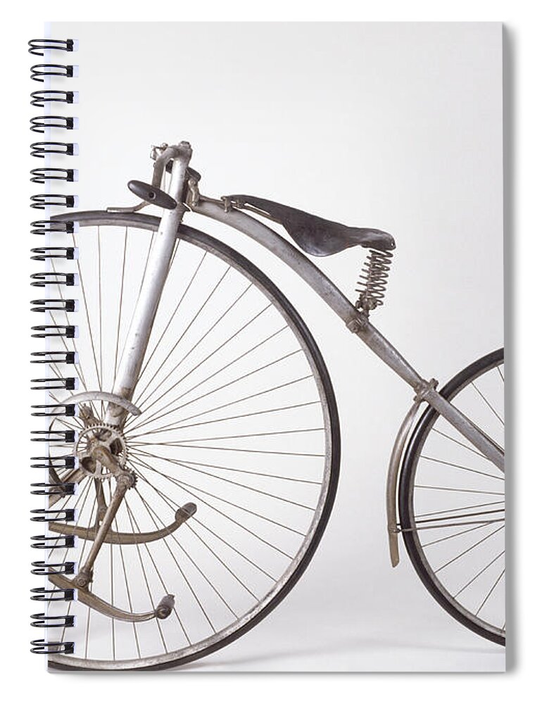 19th Century Spiral Notebook featuring the photograph Model Of A Facile Bicycle by Clive Streeter Dorling Kindersley Science Museum London