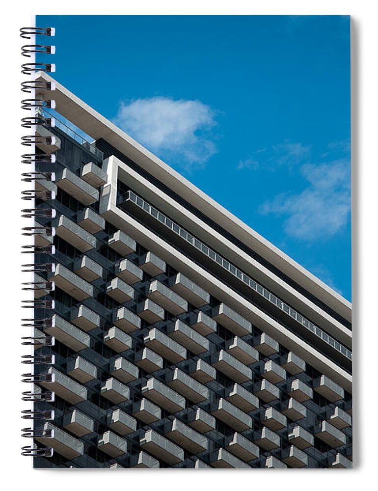 Chicago Downtown Spiral Notebook featuring the photograph Modern Architecture in Chicago by Dejan Jovanovic