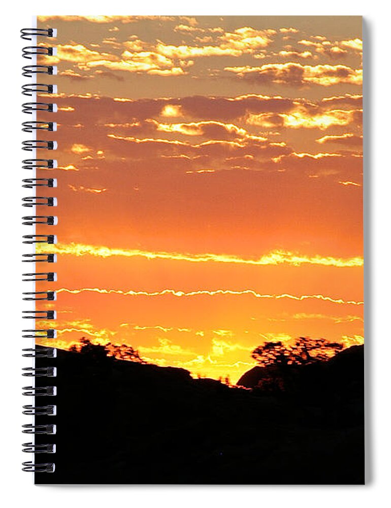 Outdoors Spiral Notebook featuring the photograph Molten Mornings by Susan Herber