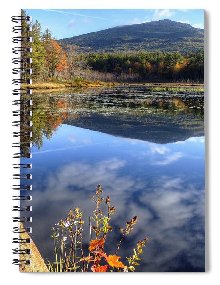 Monadnock Spiral Notebook featuring the photograph Monadnock Reflections by Donna Doherty