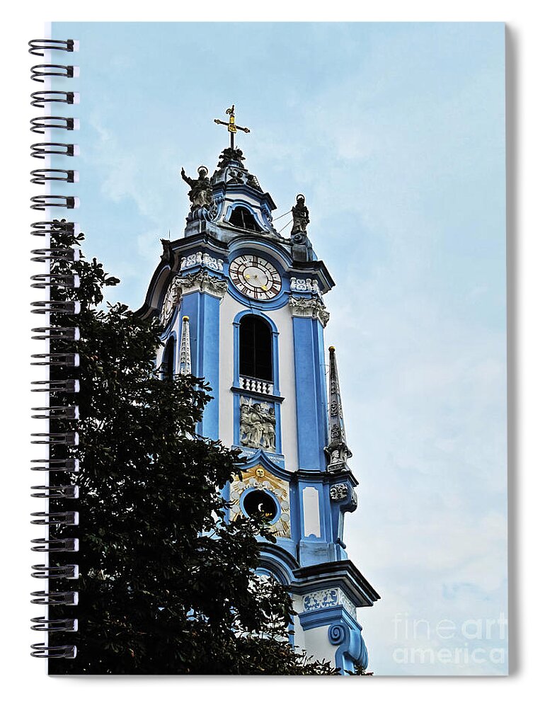 Travel Spiral Notebook featuring the photograph Monastic Church by Elvis Vaughn