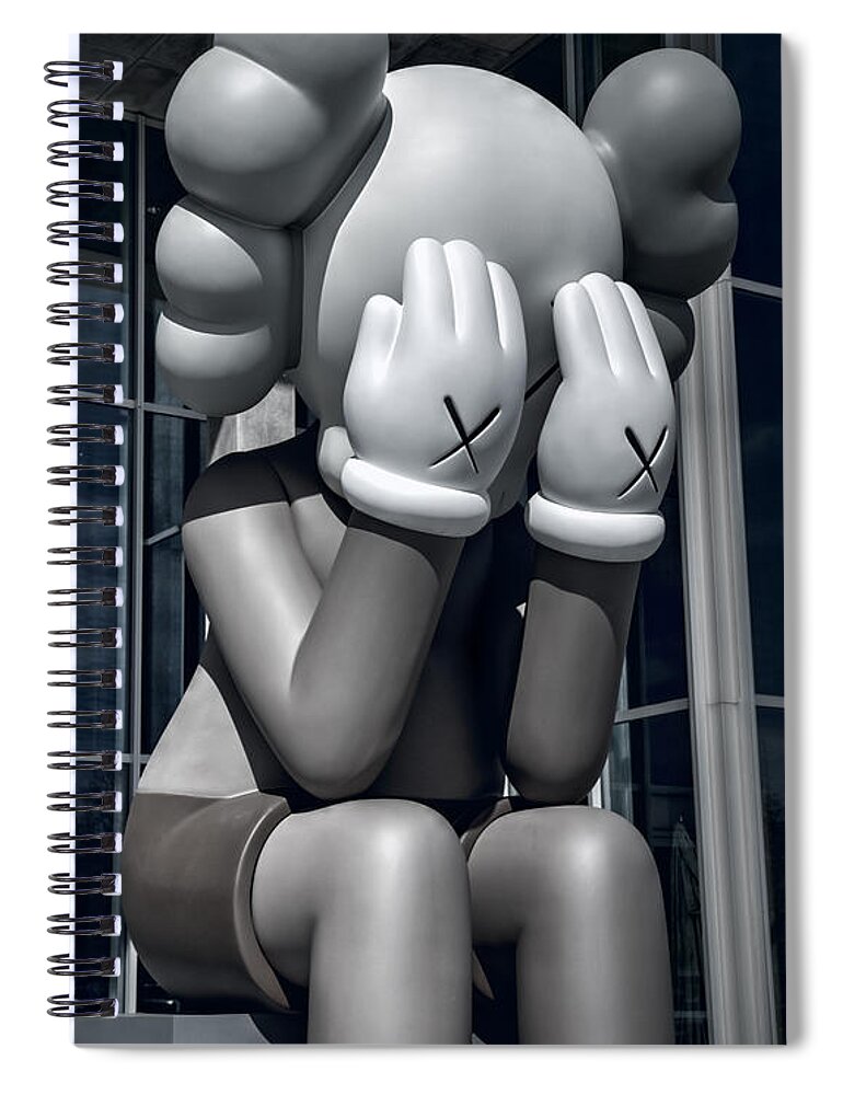 Kaws Spiral Notebook featuring the photograph Monday Already? by Joan Carroll