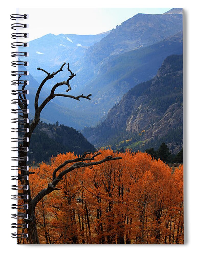 Moraine Park Spiral Notebook featuring the photograph Moraine Park by Shane Bechler