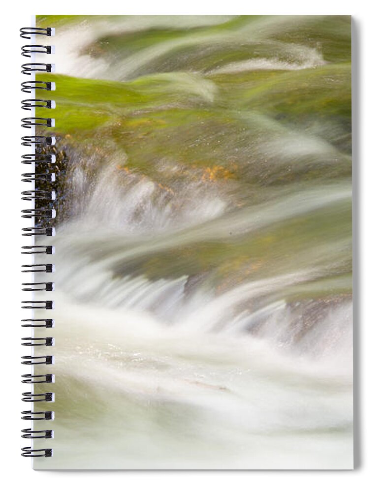 Acadia National Park Spiral Notebook featuring the photograph More Than a Trickle by Tamara Becker