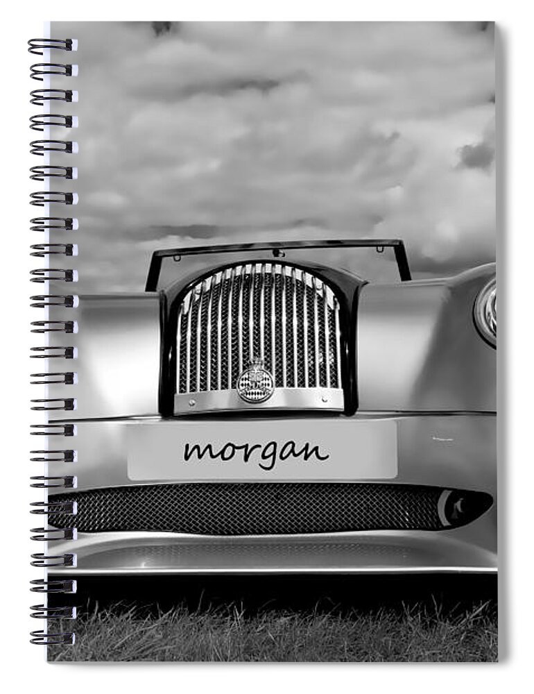 Morgan Spiral Notebook featuring the photograph Morgan Aero 8 by Scott Carruthers