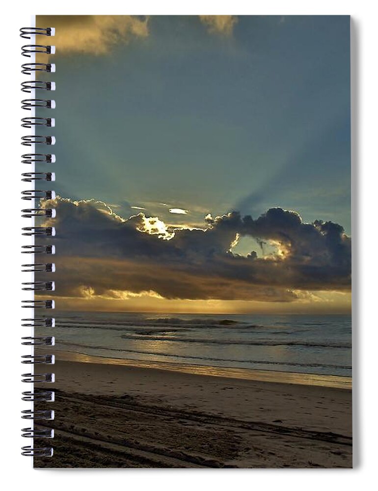 Sunrise Spiral Notebook featuring the photograph Morning Glory by Ed Sweeney