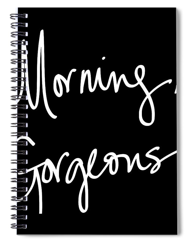 Morning Spiral Notebook featuring the digital art Morning Gorgeous by South Social Studio