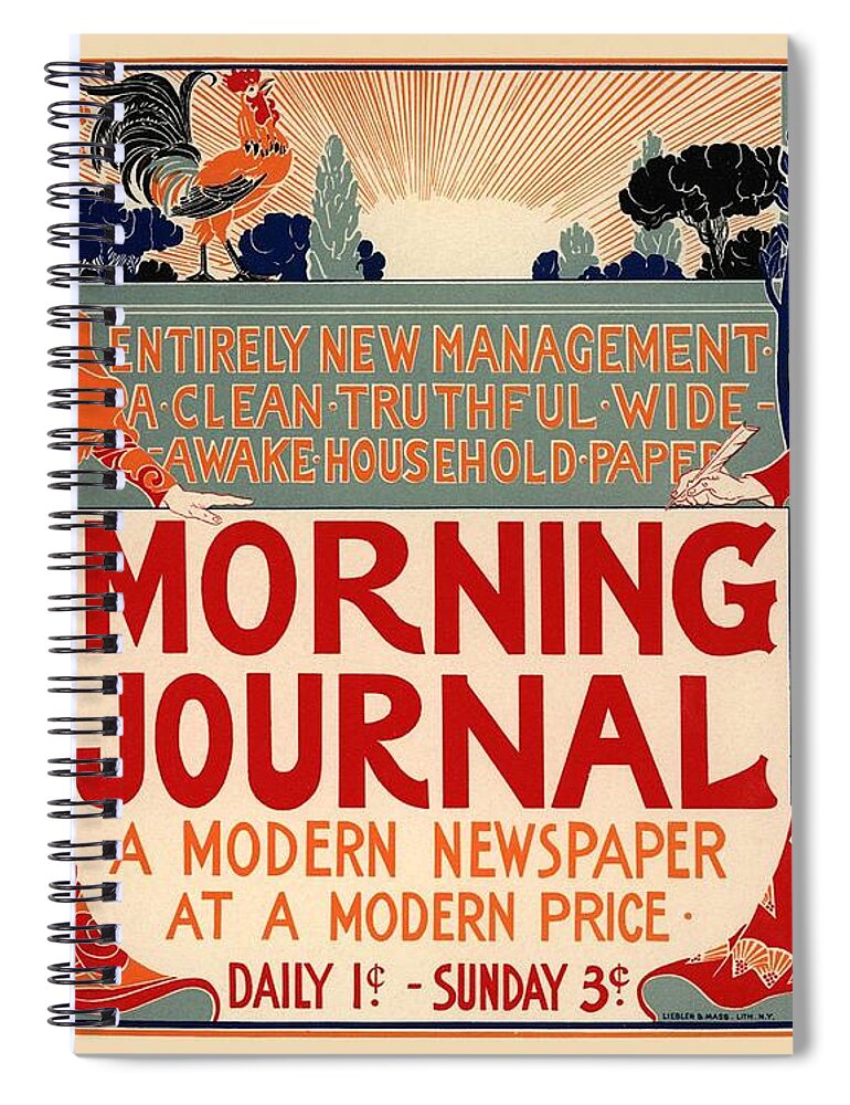 Poster Spiral Notebook featuring the photograph Morning Journal by Gianfranco Weiss