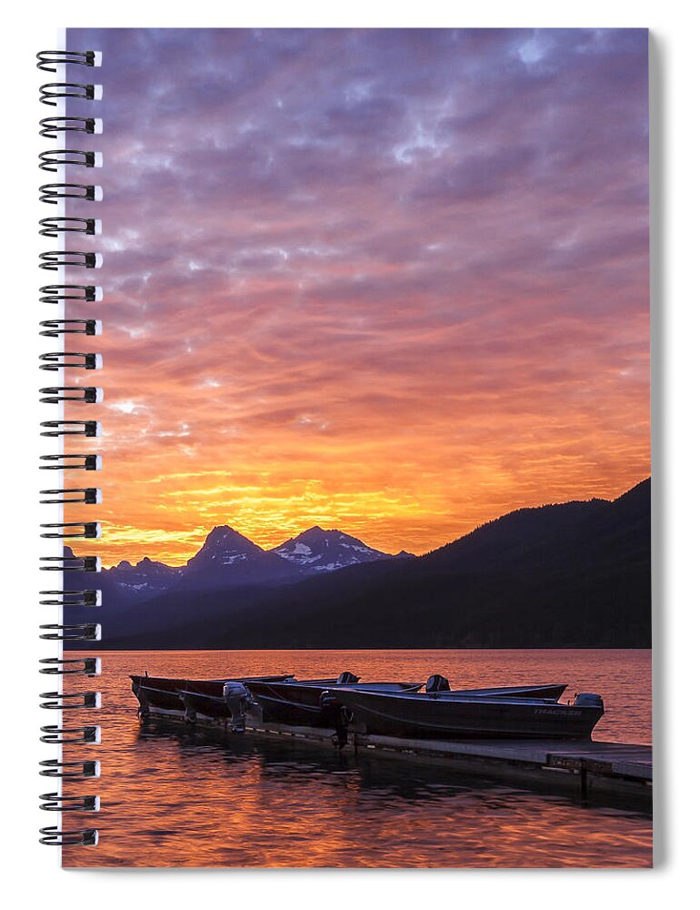 Veritcal Spiral Notebook featuring the photograph Morning Light II by Jon Glaser