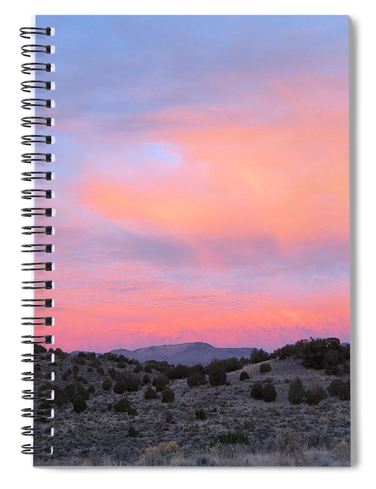 Sunrise Spiral Notebook featuring the photograph Morning paints by Darcy Tate