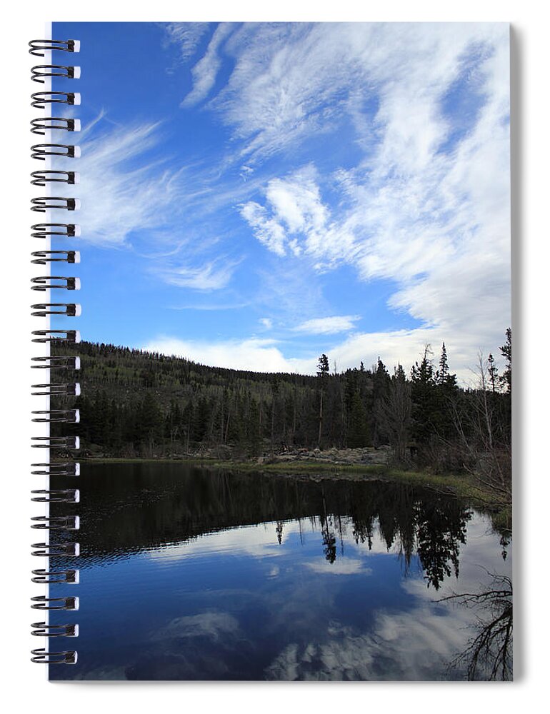 Sprague Lake Spiral Notebook featuring the photograph Morning Reflections by Shane Bechler