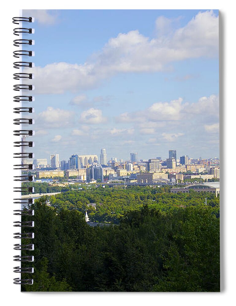 Moscow Spiral Notebook featuring the digital art Moscow by Pravine Chester