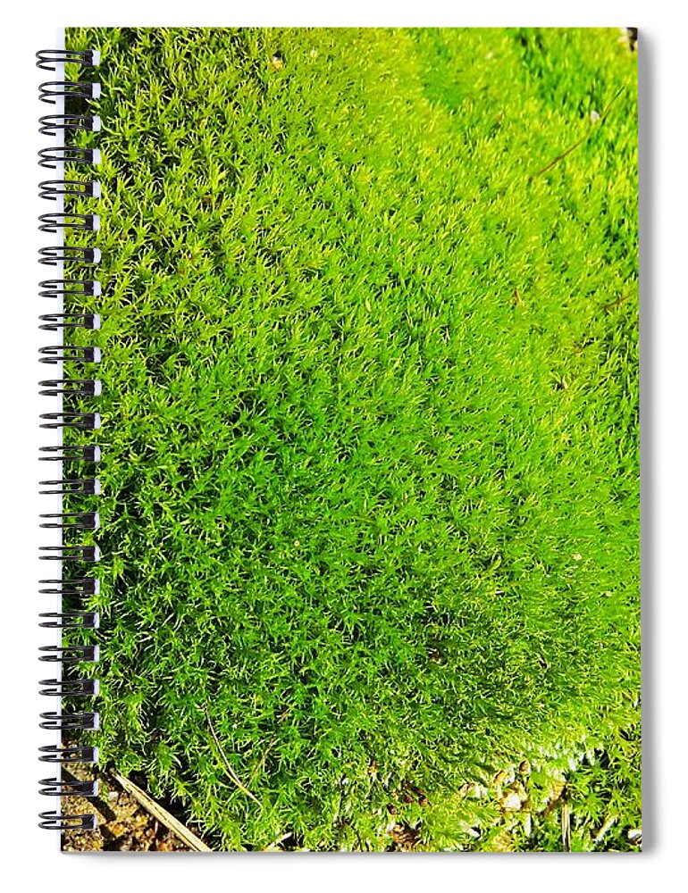 Moss Spiral Notebook featuring the photograph Moss by MTBobbins Photography