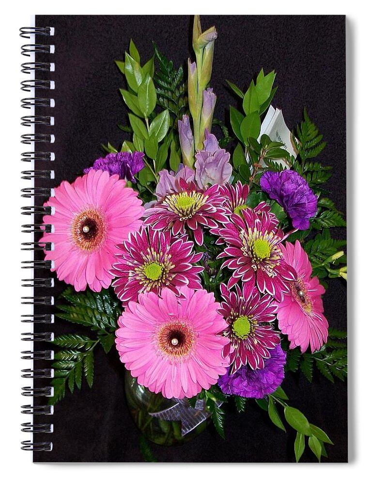 Bouquet Spiral Notebook featuring the photograph Mother's Day Bouquet by Sharon Duguay