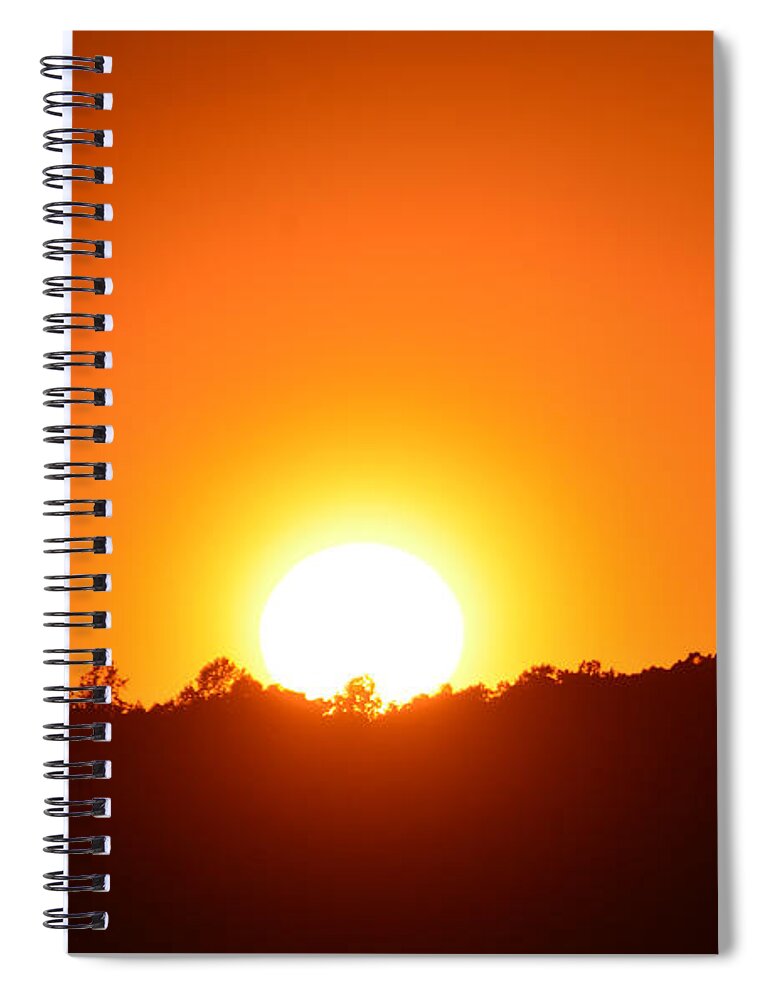 Mother Spiral Notebook featuring the photograph Mother's Day Sunset by Linda Bailey