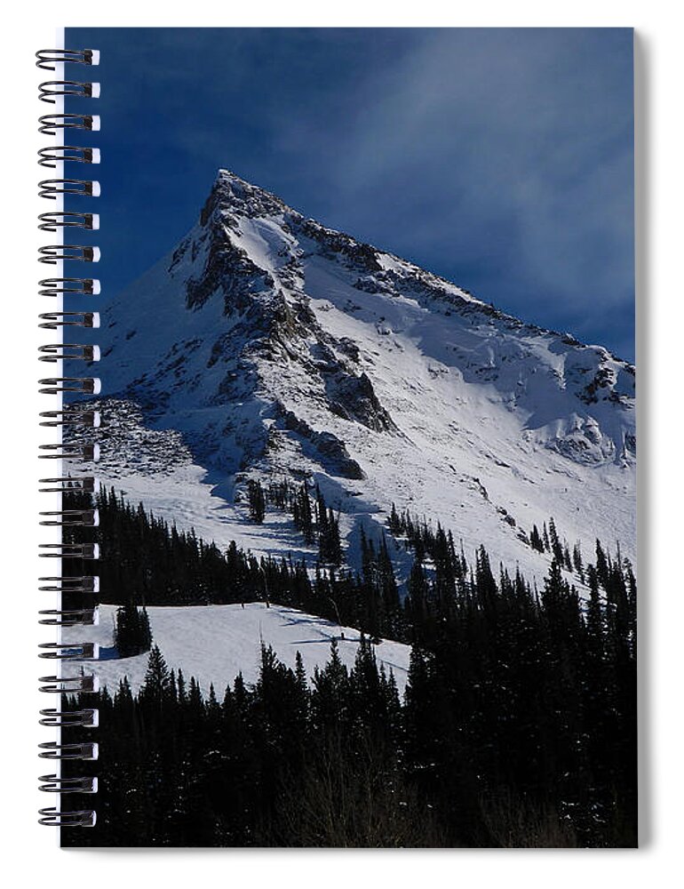 Mount Crested Butte Spiral Notebook featuring the photograph Mount Crested Butte by Raymond Salani III