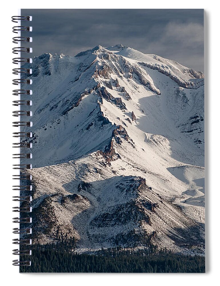 Mount Shasta Spiral Notebook featuring the photograph Mount Shasta Close-up by Greg Nyquist
