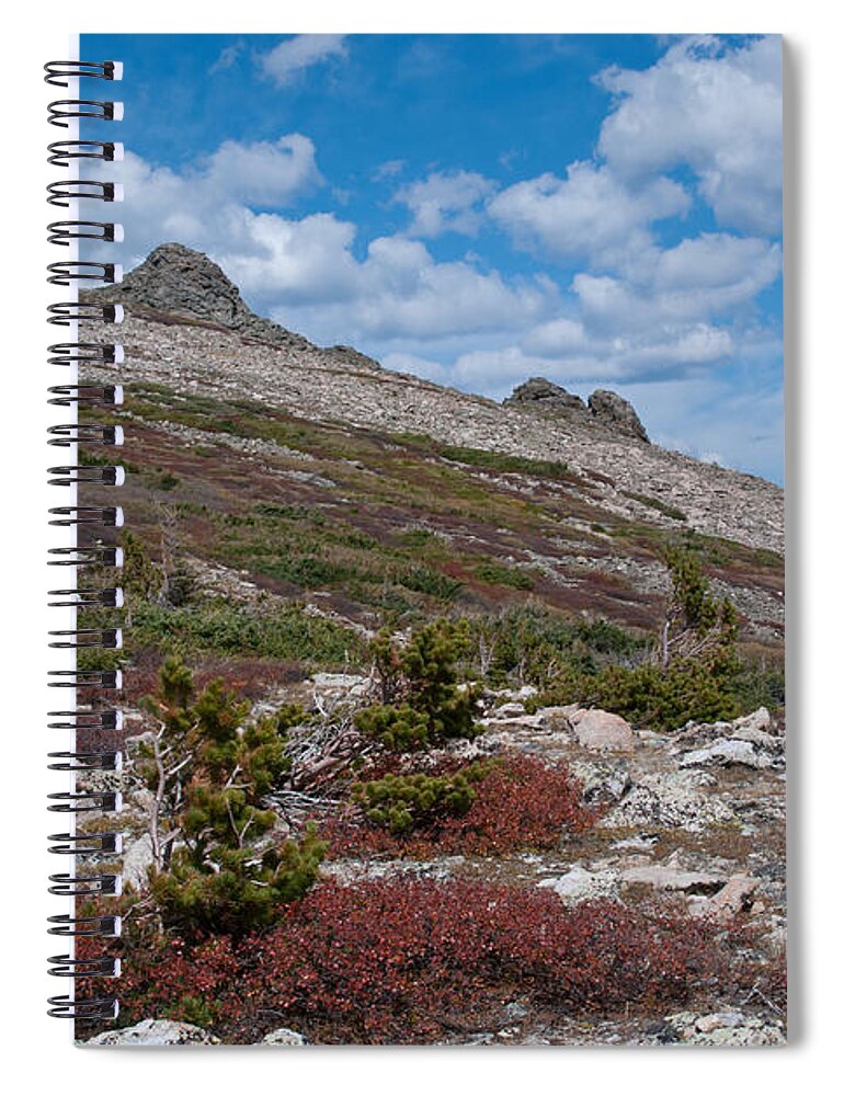 Autumn Spiral Notebook featuring the photograph Mountain Autumn Colors and Layers by Cascade Colors