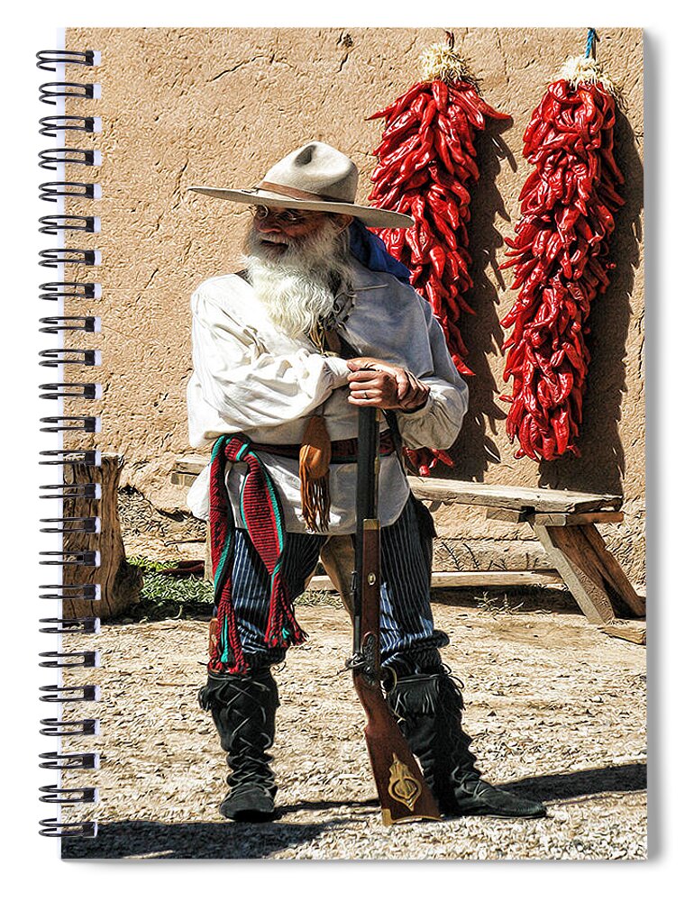 Mountain Man Spiral Notebook featuring the photograph Mountain Man by Terry Fiala