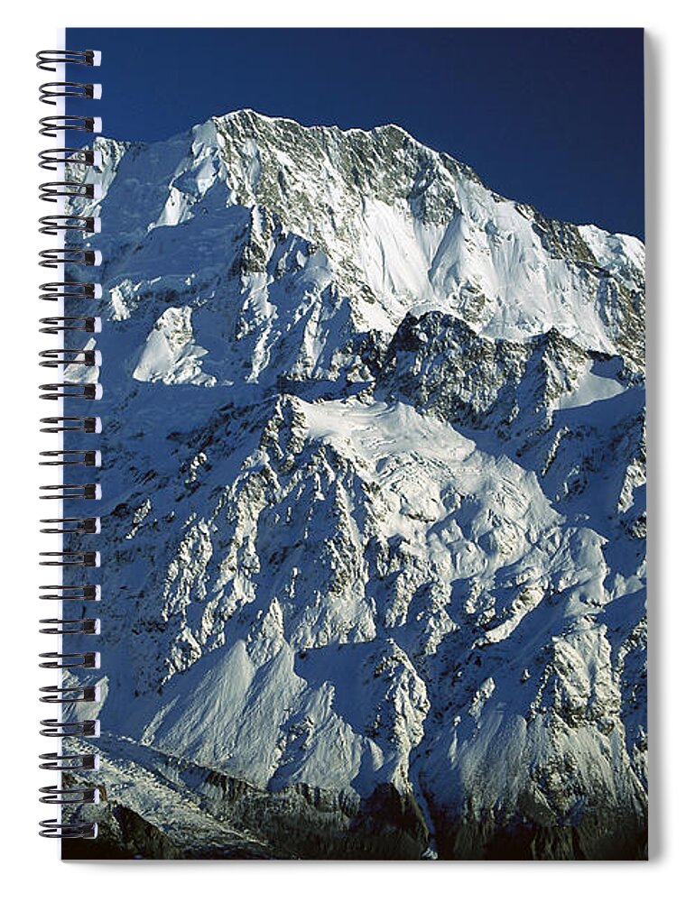 Feb0514 Spiral Notebook featuring the photograph Mt Cook Eastern Side In Winter by Colin Monteath