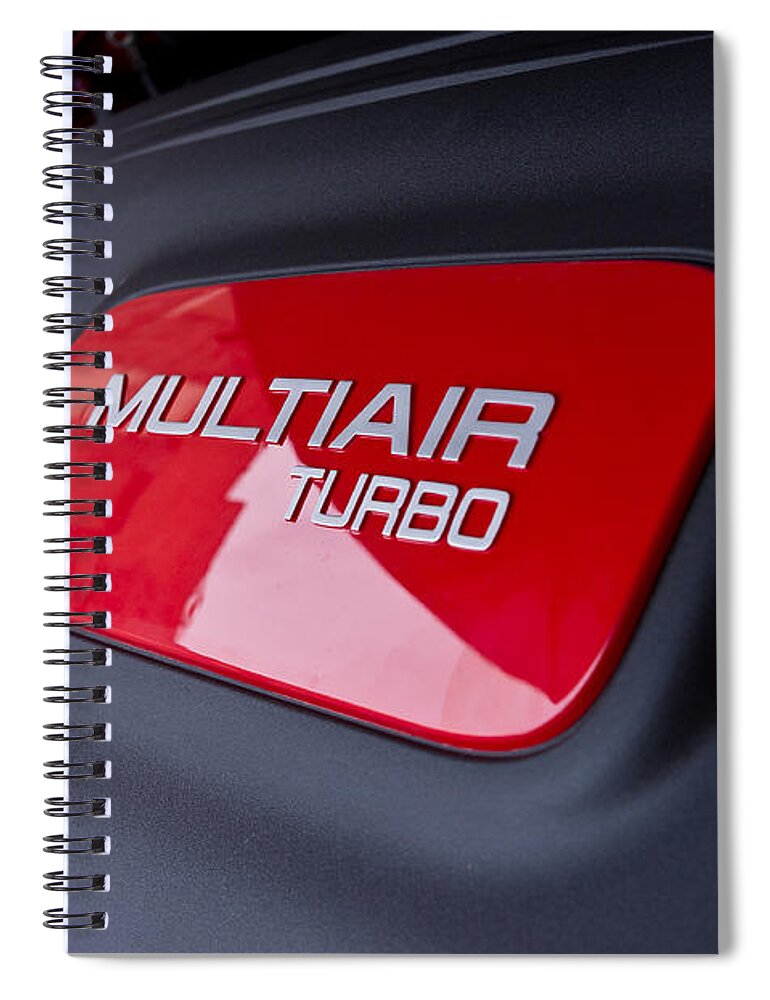 1.4 Litre Spiral Notebook featuring the photograph MultiAir Turbo Dart by George Strohl