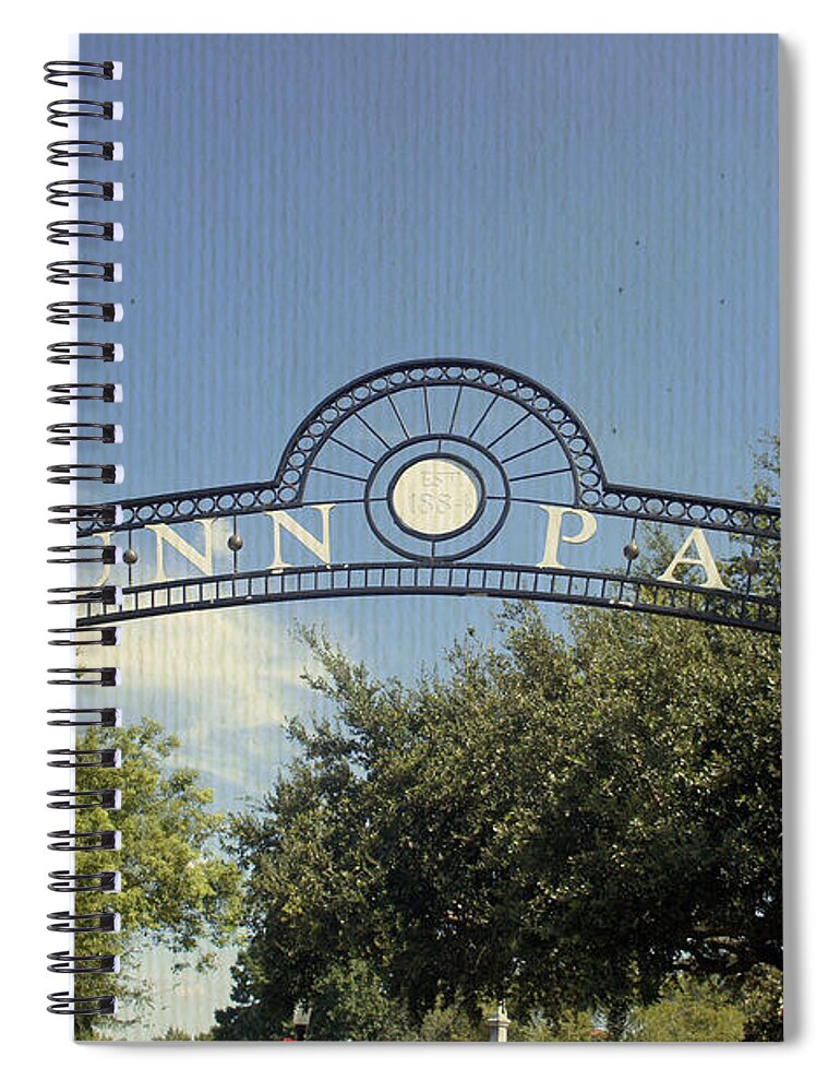 Munn Park Spiral Notebook featuring the photograph Munn Park by Laurie Perry