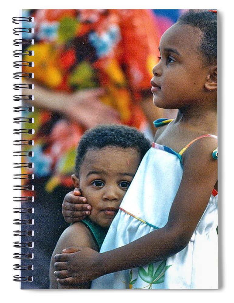 People Spiral Notebook featuring the photograph My Brother's Keeper by Sean Griffin