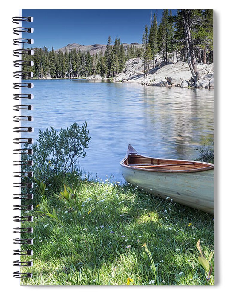 Horizontal Spiral Notebook featuring the photograph My Journey by Jon Glaser