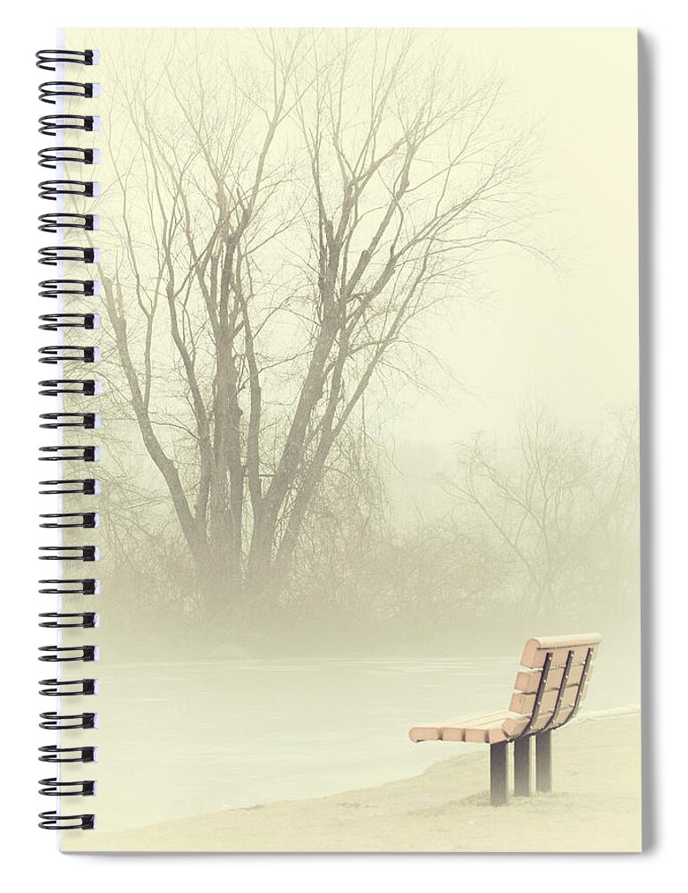 Landscape Spiral Notebook featuring the photograph Mysterious Peace by Karol Livote