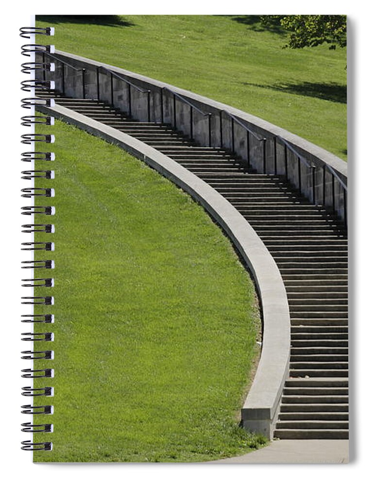 Nashville Spiral Notebook featuring the photograph Nashville Stairway by Valerie Collins
