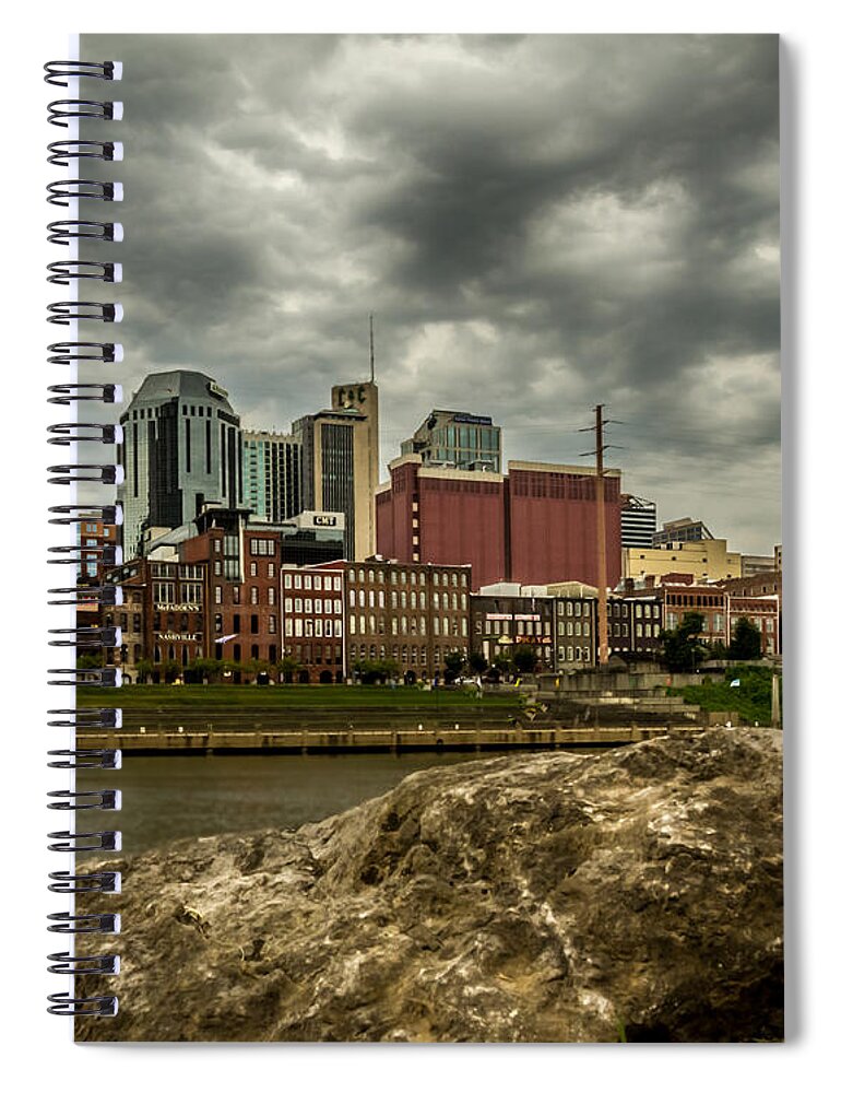 Cumberland Spiral Notebook featuring the photograph Nashville Tennessee by Ron Pate