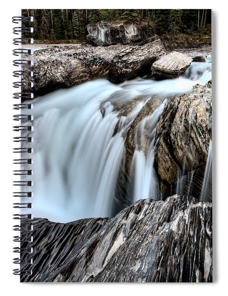 Canada Spiral Notebook featuring the photograph Natural Bridge by Mark Duffy